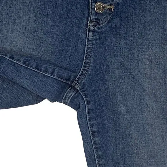 Guess 1981 Studded Jean Skinny Button Fly Size 27 Belt Loops 4 Working Pockets