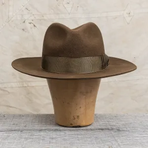 H. W. Dog & Co. Front-H Olive Wool Hat