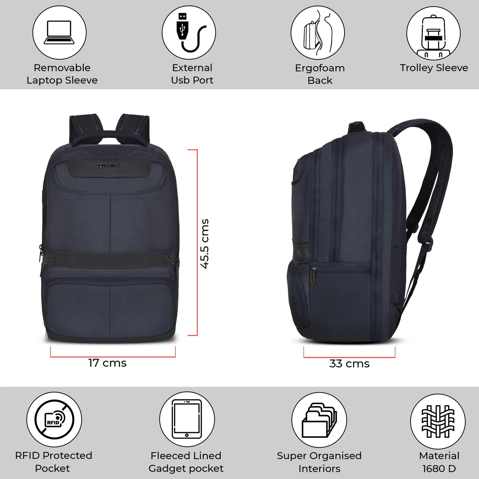 Hampshire Laptop backpack
