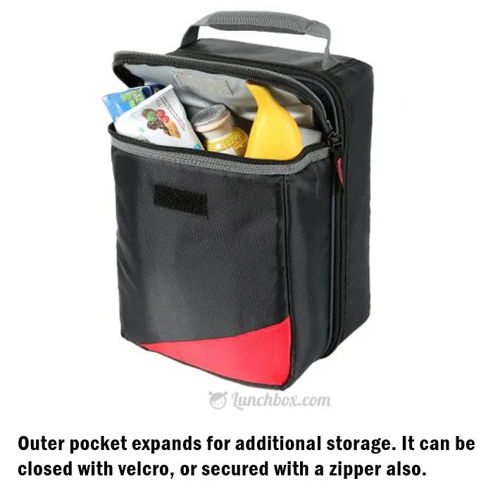 Hardliner Lunch Box - Black and Red