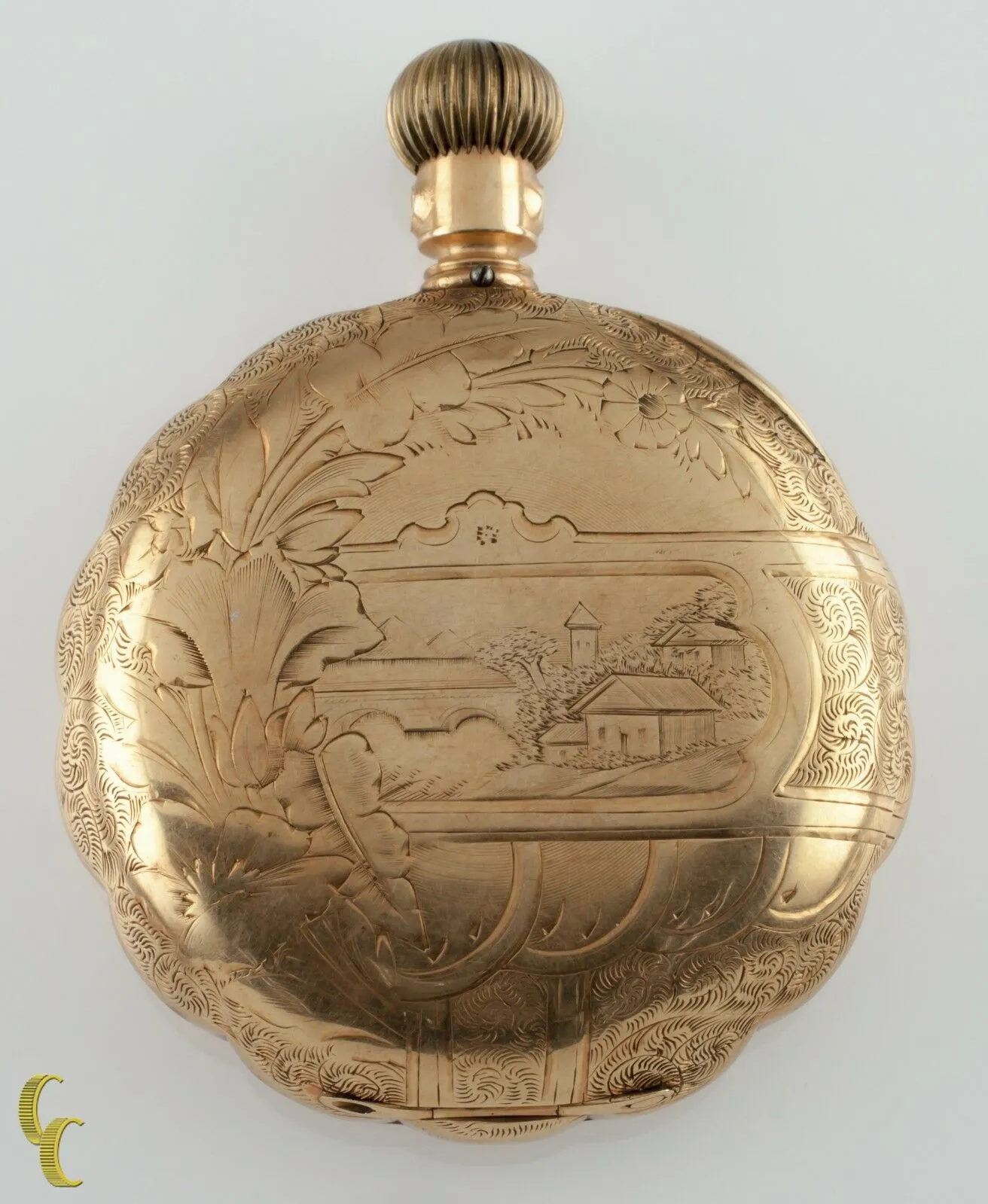 HC/CH Vacheron & Constantin Double Hunter 14k Yellow Gold Pocket Watch