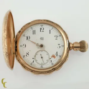 HC/CH Vacheron & Constantin Double Hunter 14k Yellow Gold Pocket Watch