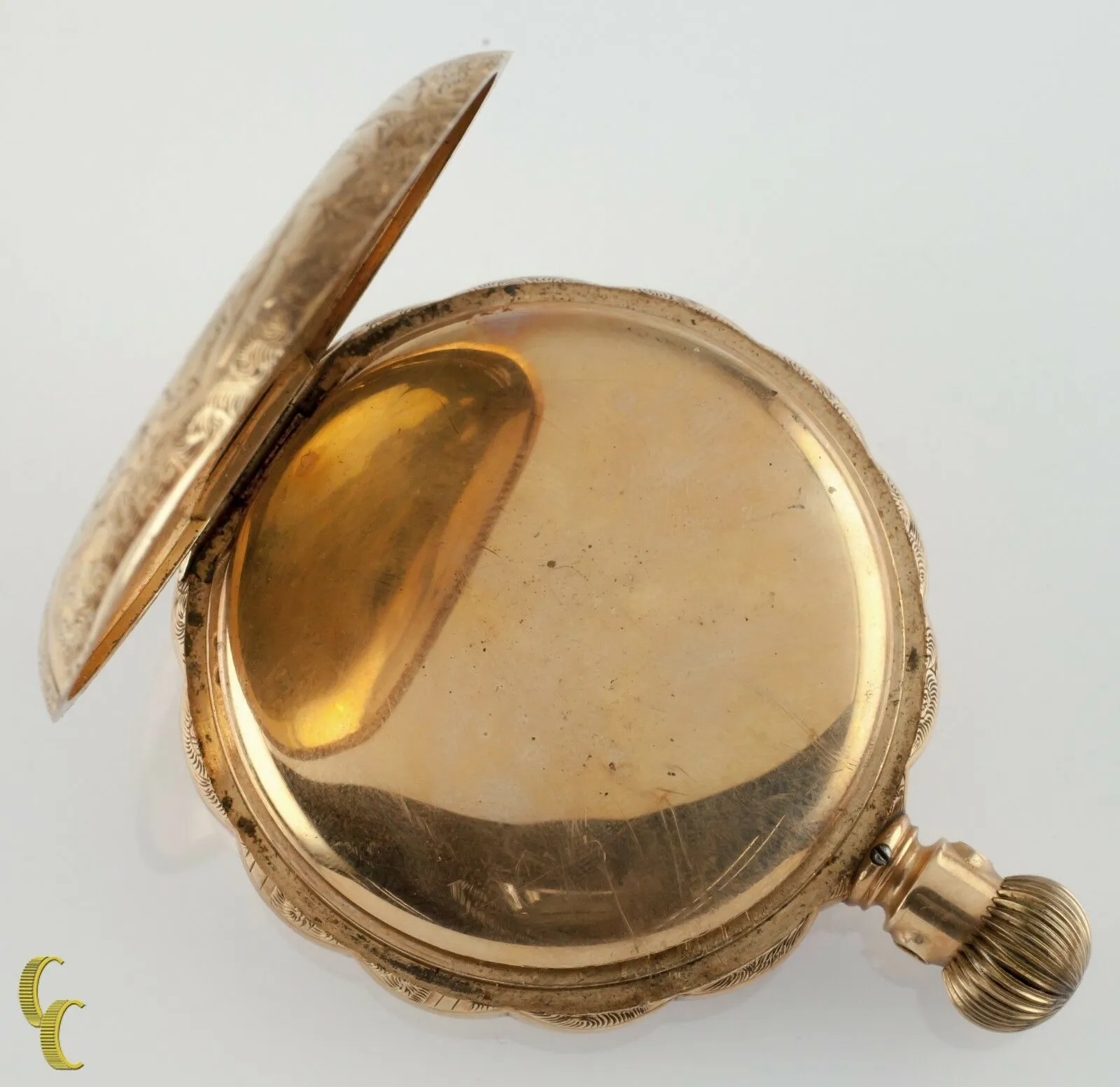 HC/CH Vacheron & Constantin Double Hunter 14k Yellow Gold Pocket Watch