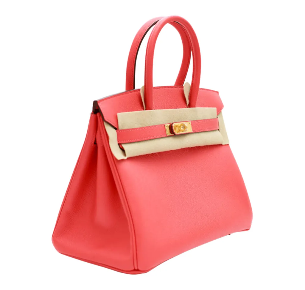 Hermès Birkin 30 Epsom Rose Jaipur GHW