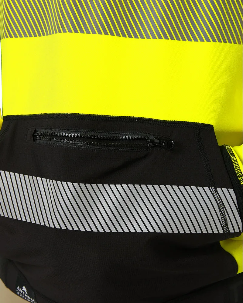 Hi Vis Taped Tech Hoodie - Yellow
