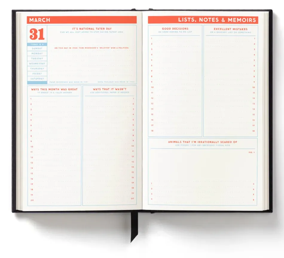 Hidden Agenda Undated Mini Planner