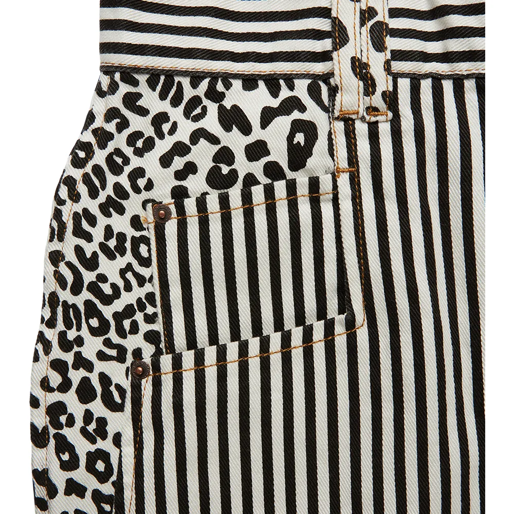 HOLY Women's Monochrome Patchwork Skirt