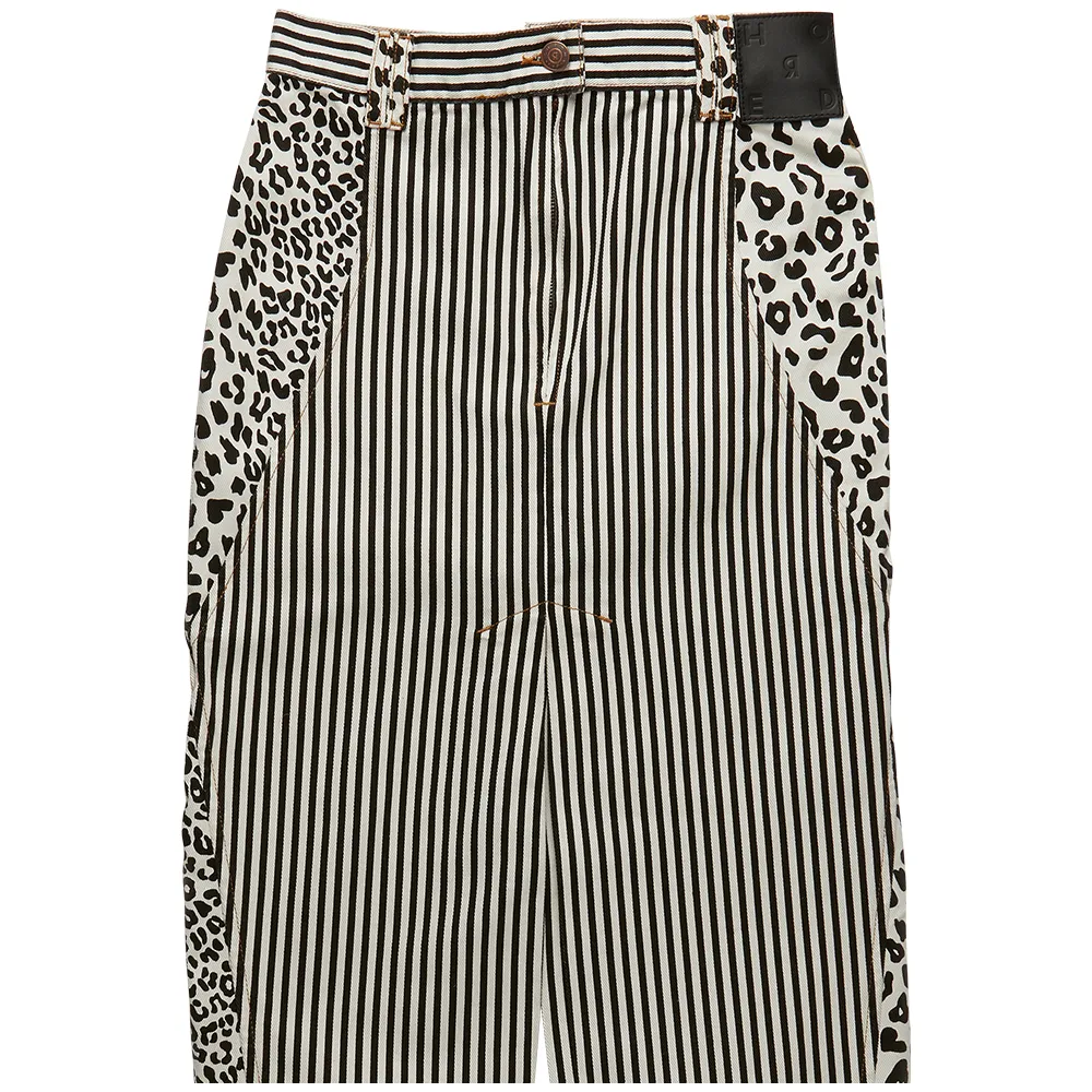HOLY Women's Monochrome Patchwork Skirt