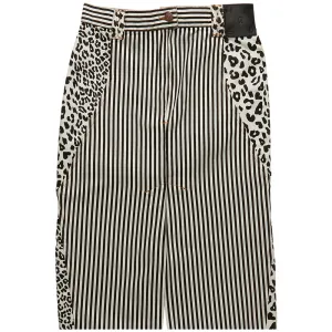 HOLY Women's Monochrome Patchwork Skirt