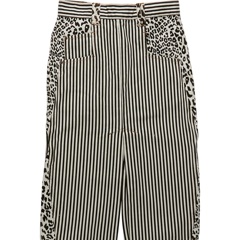 HOLY Women's Monochrome Patchwork Skirt