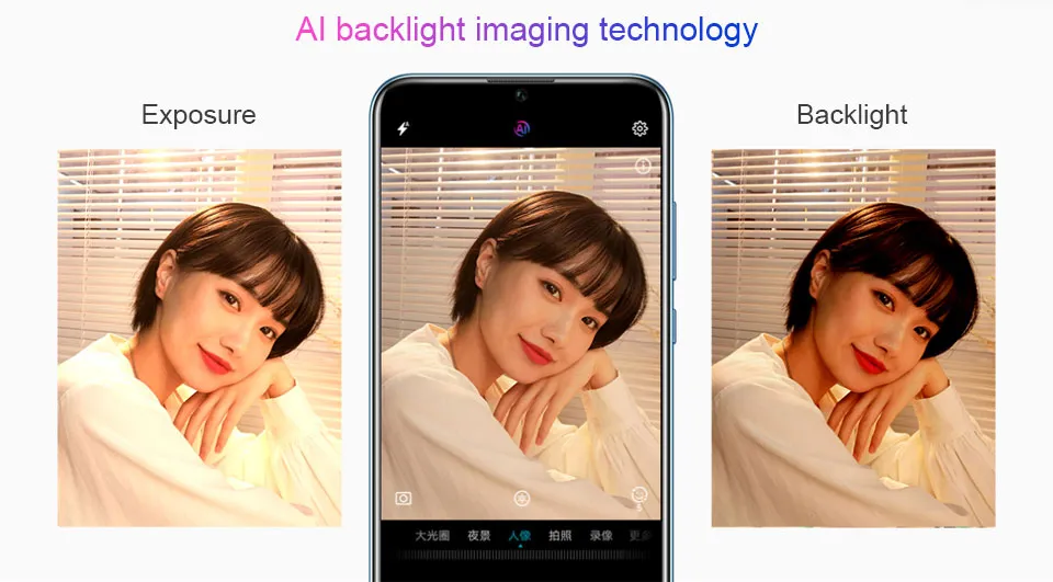 Honor 10 Lite 4G Mobile Phone Android 9.0 6.21" FHD 2340X1080 Dual Font Rear 24MP AI Camera Magic blue_4 64G