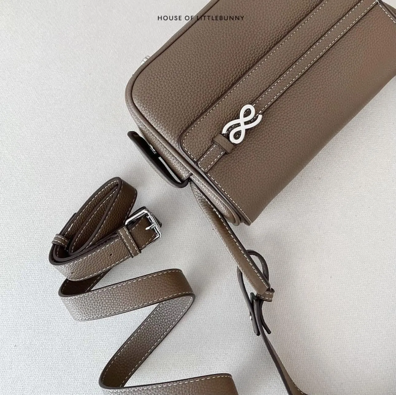 House of Little Bunny Treasure Belt 22 in Tan Taupe