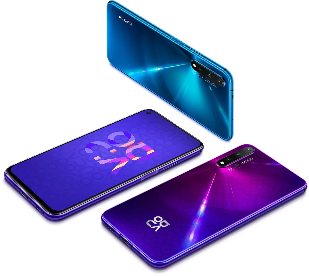 [Huawei Brazil Cross-border Products Cannot be Sold Without Permission] HUAWEI Nova 5T 8GB 128GB  Blue_6GB   128GB