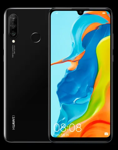 HUAWEI P30 lite 4GB 128GB Smartphone 6.15"" Full Screen Android 9.0 Kirin 710 Octa Core 4*Cameras Mobile Phone blue_4GB 128GB
