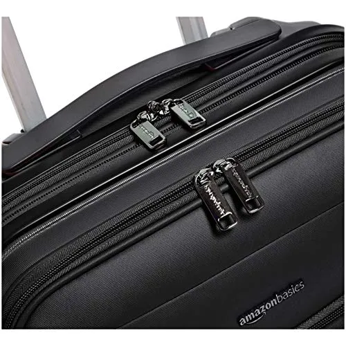 Hybrid Carry On Hard-Softside Expandable Spinner Suitcase