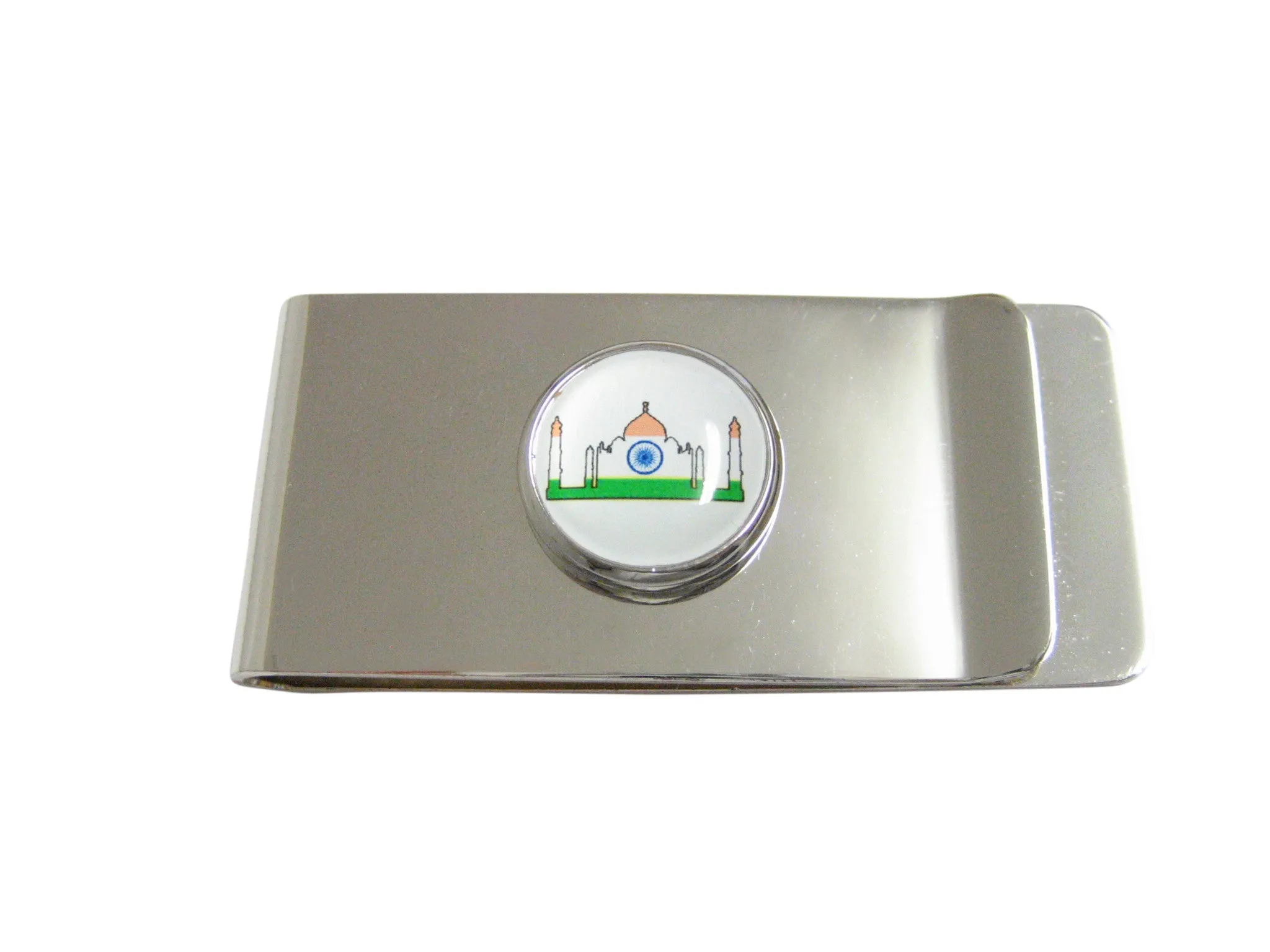 India Flag Taj Mahal Money Clip
