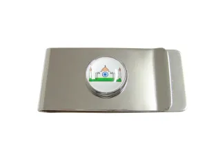 India Flag Taj Mahal Money Clip