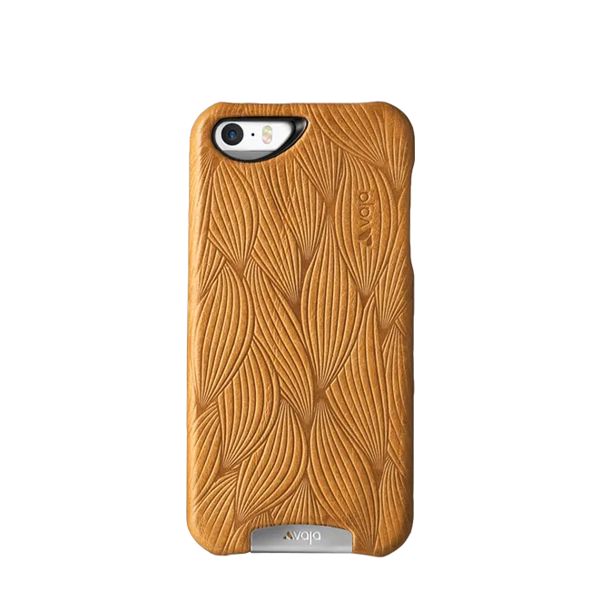 iPhone SE - Embossed Leather Grip Case