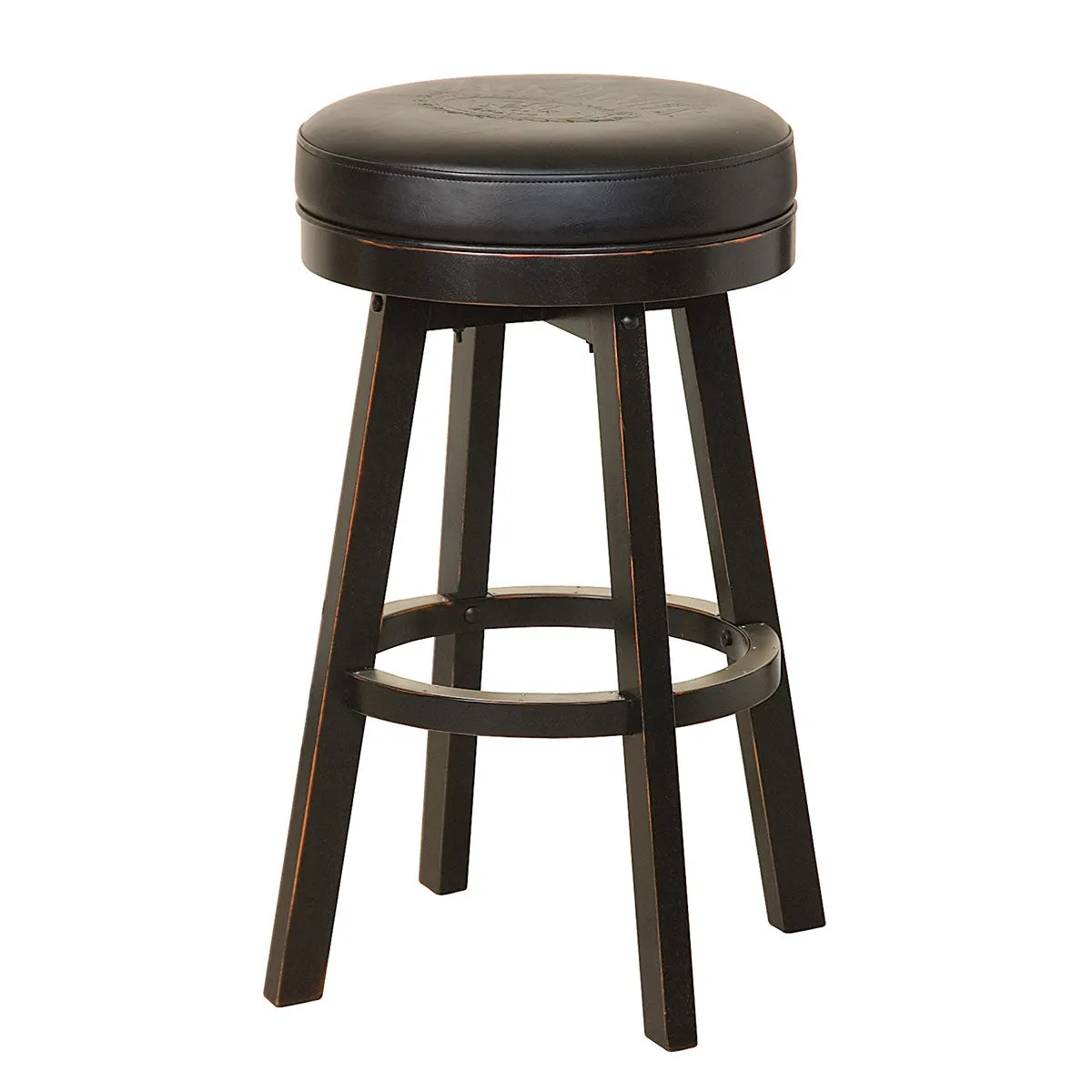 JD Wood Bar Stool - TN Charcoal Finish