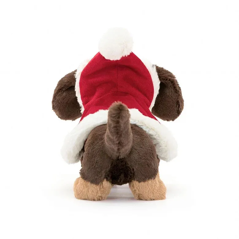 Jellycat Christmas Winter Warmer Otto Sausage Dog