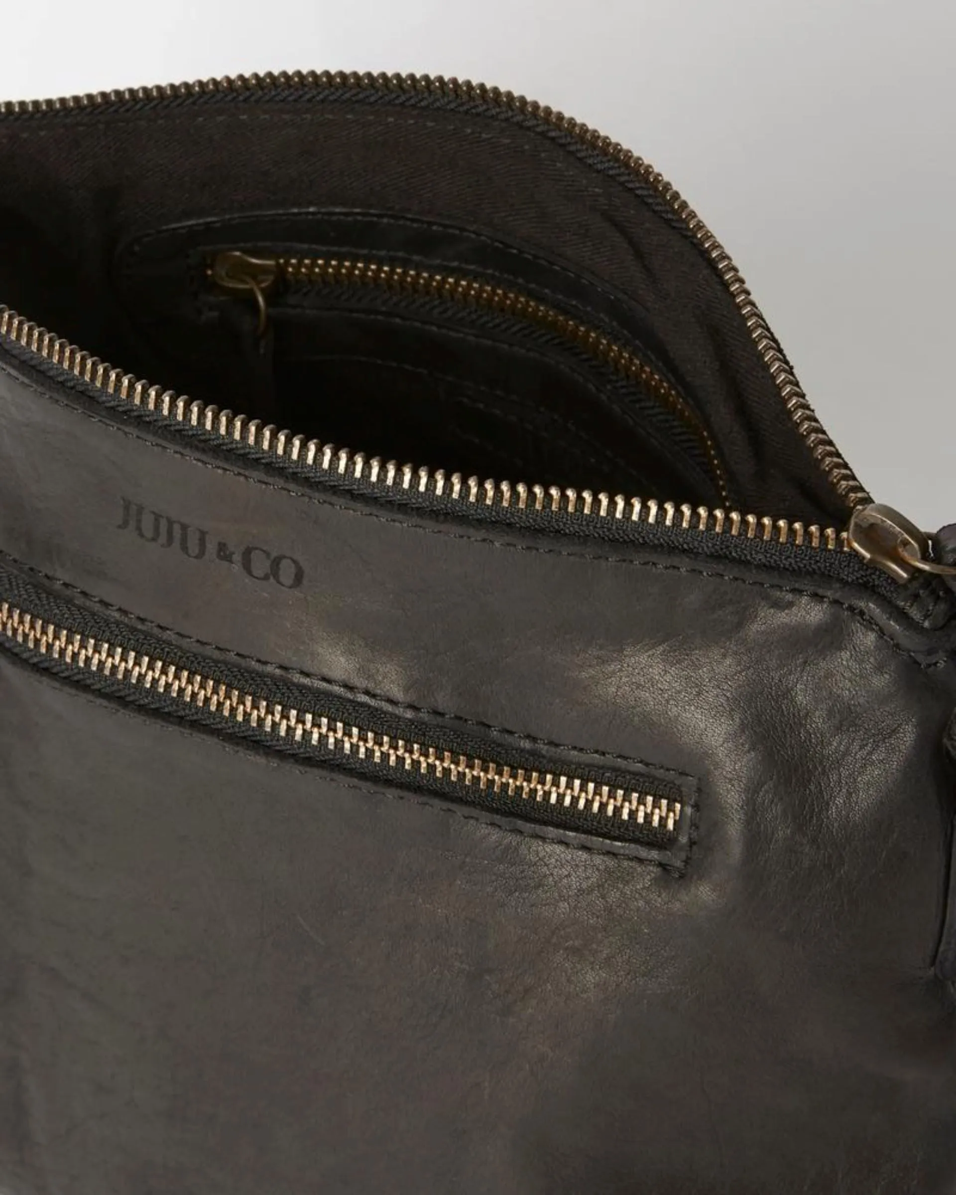 JUJU & CO Large Essential Pouch Bag - Black