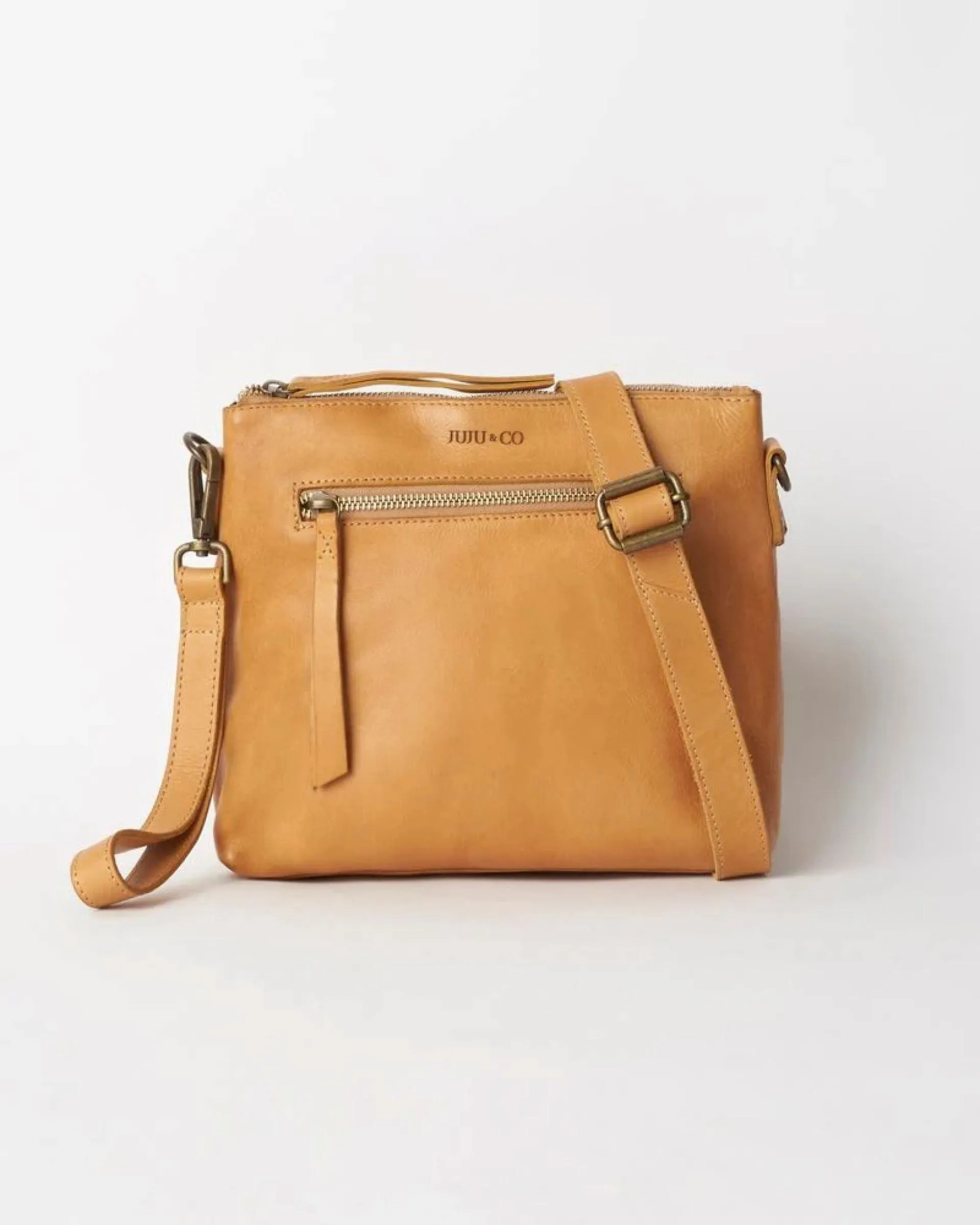 JUJU & CO Large Essential Pouch Bag - Tan