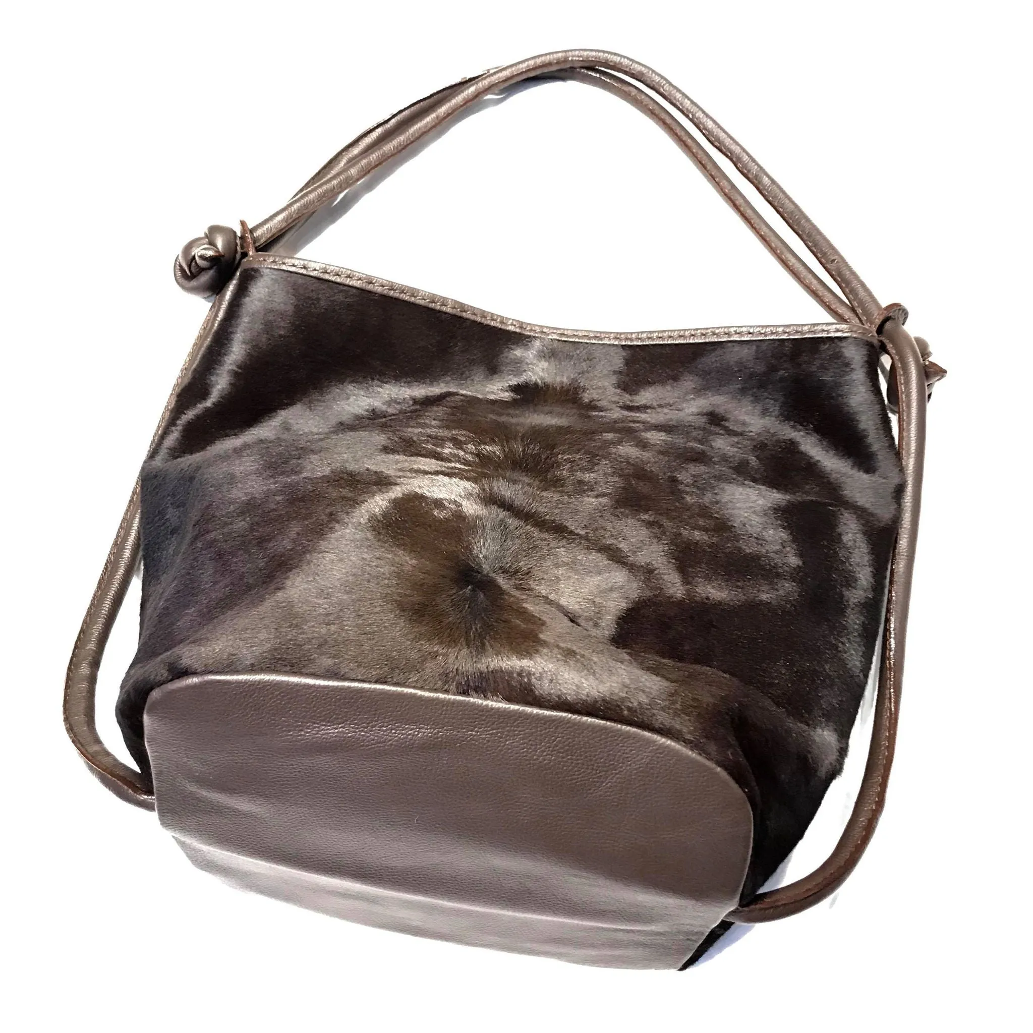 Kashani Luxury Chocolate Antelope Pocketbook Bag