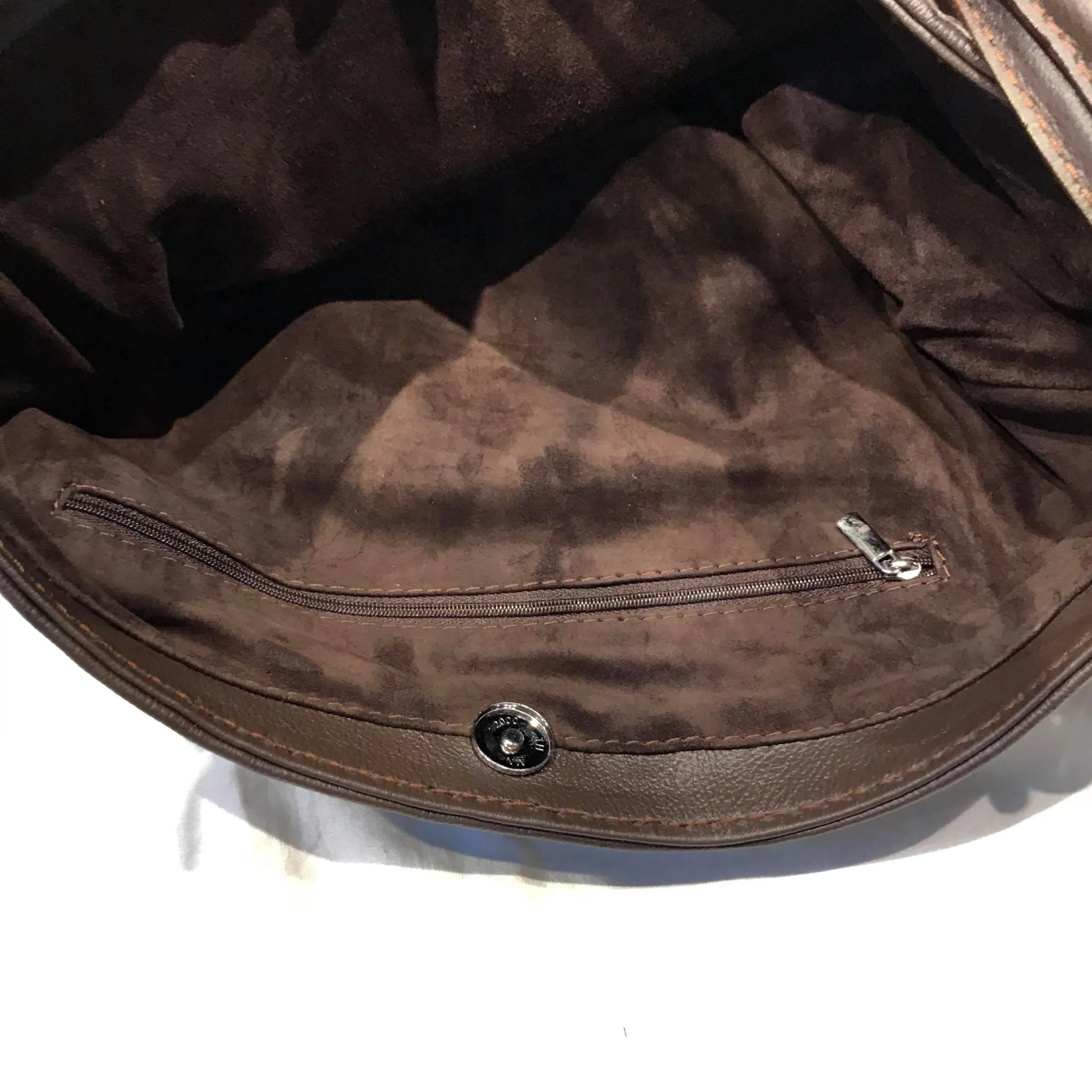 Kashani Luxury Chocolate Antelope Pocketbook Bag