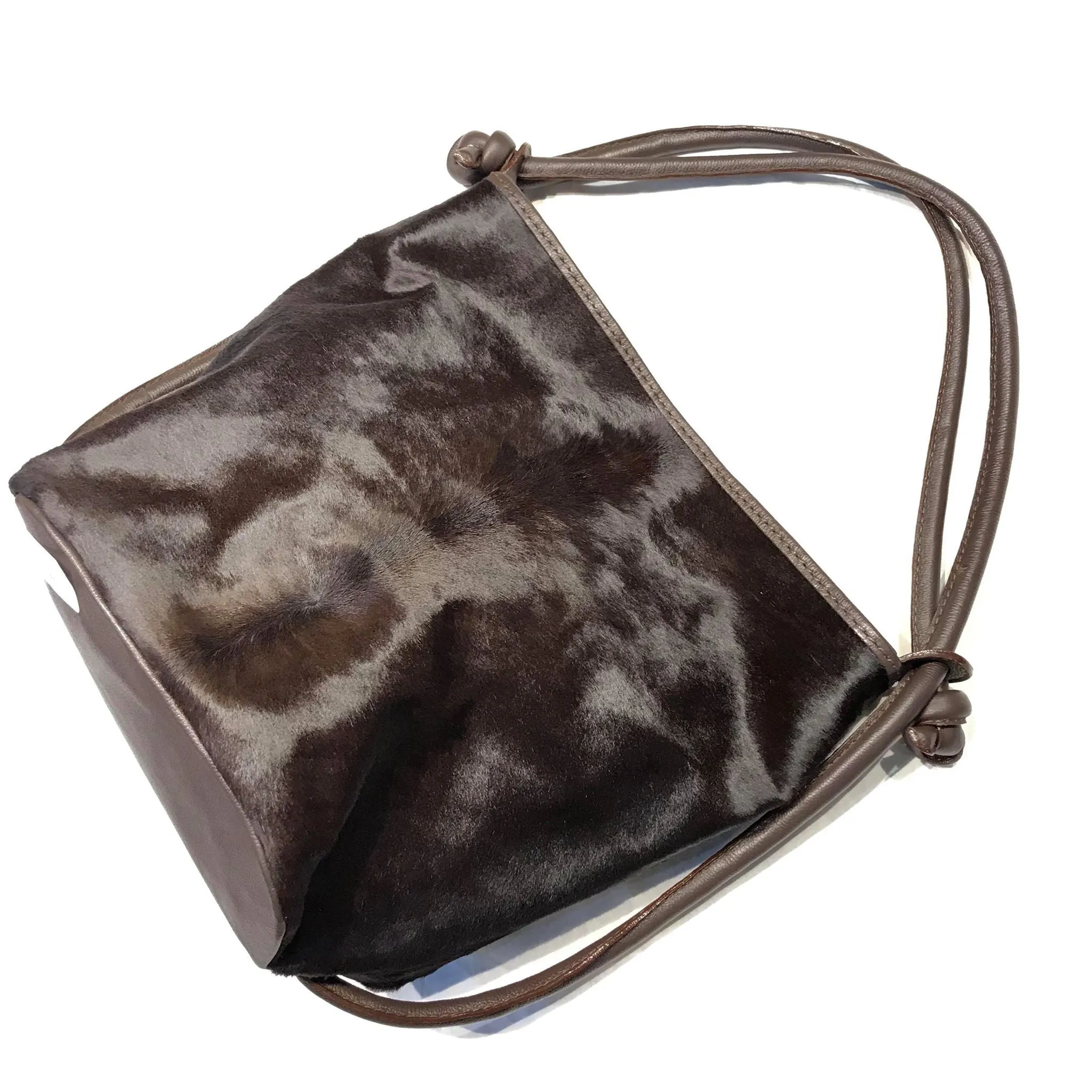 Kashani Luxury Chocolate Antelope Pocketbook Bag