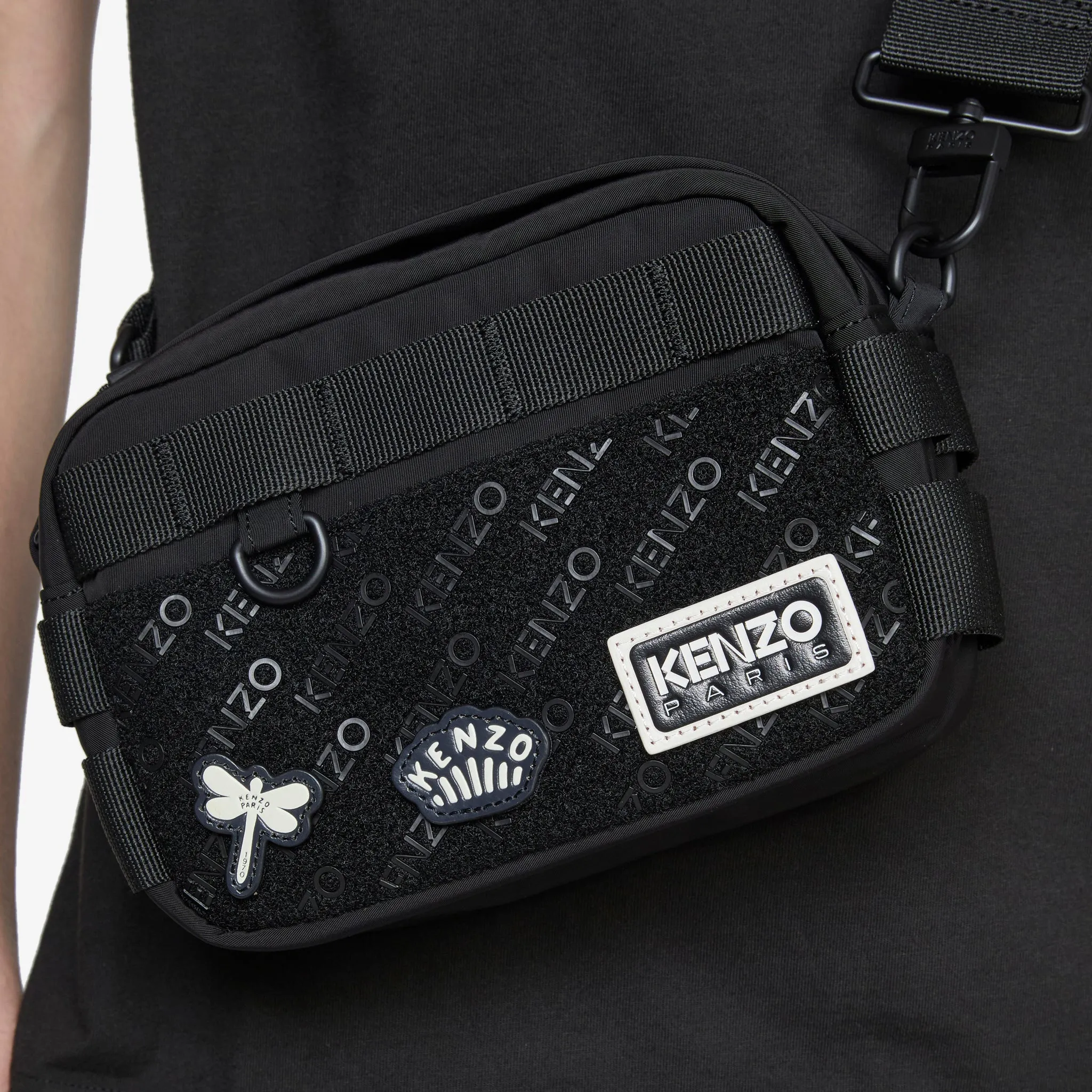 'KENZO JUNGLE' Crossbody Bag Black