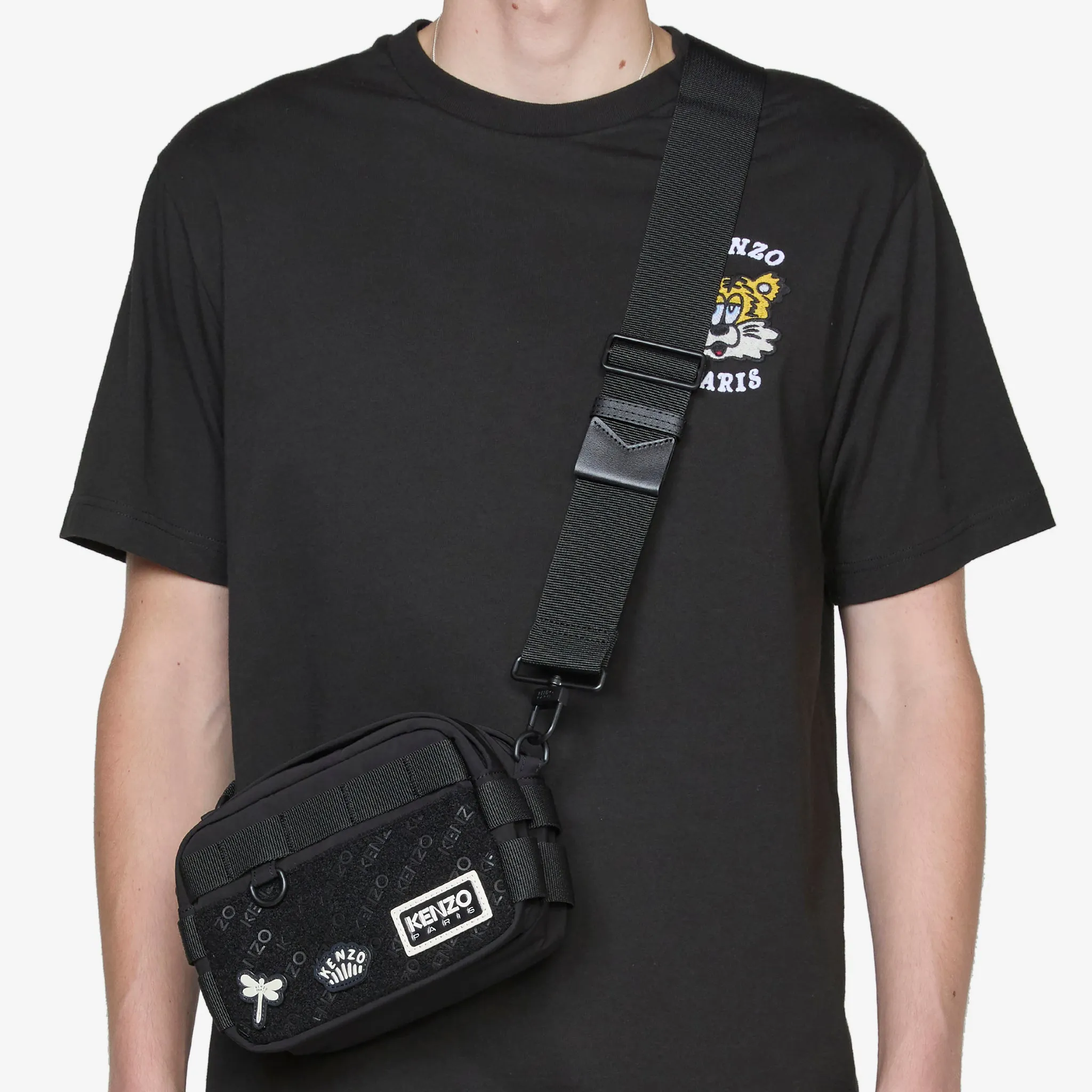 'KENZO JUNGLE' Crossbody Bag Black