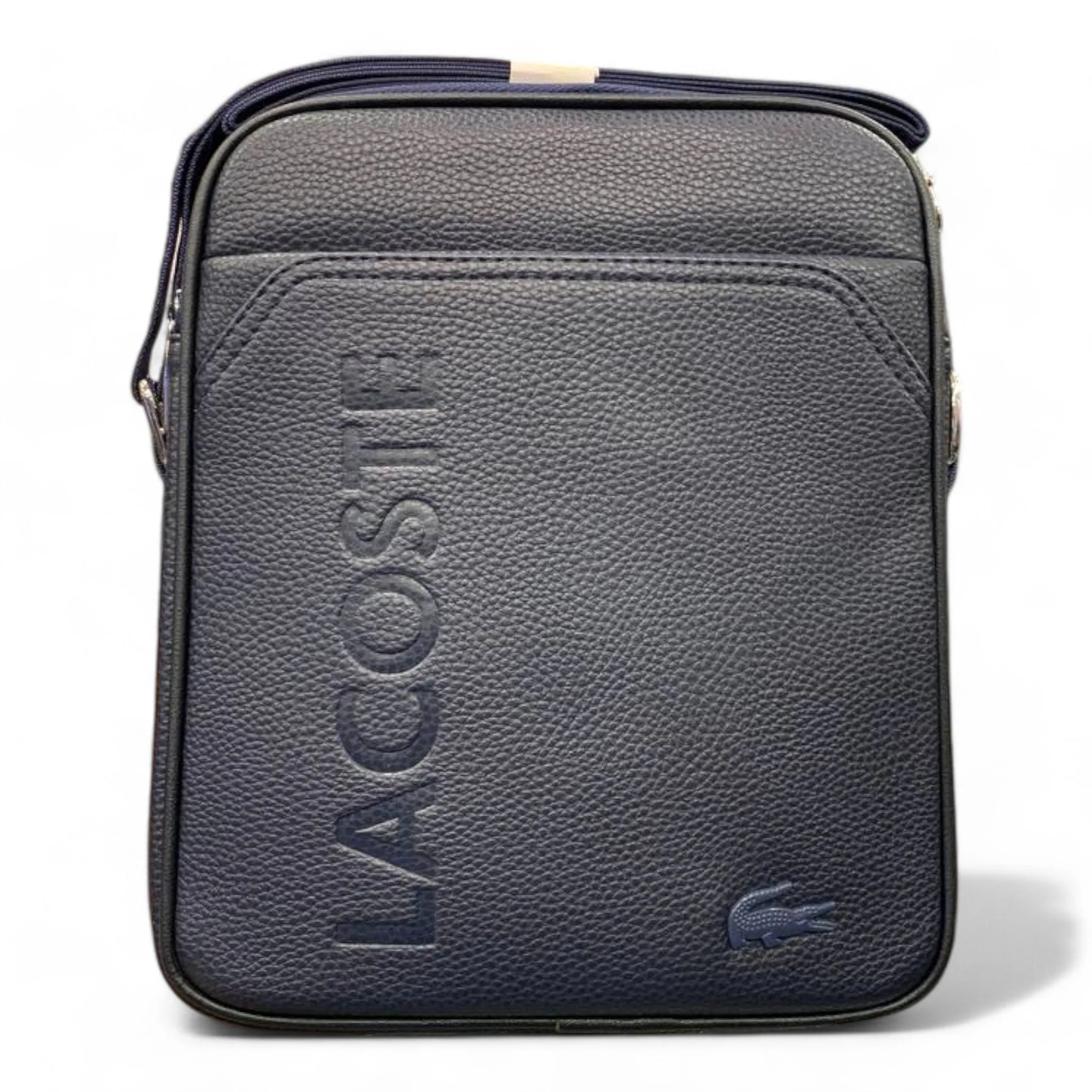 Lacoste Leather Cross Messenger Bag
