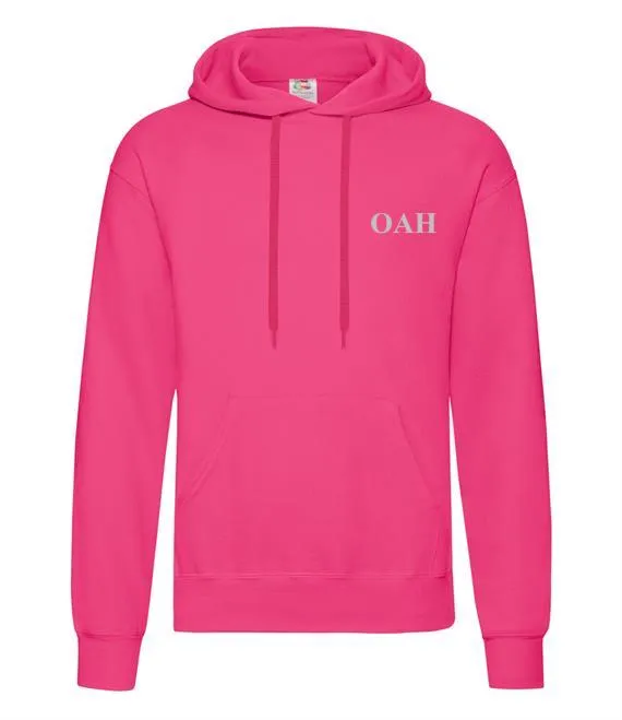 Ladies personalised Initials Over Head Hoody