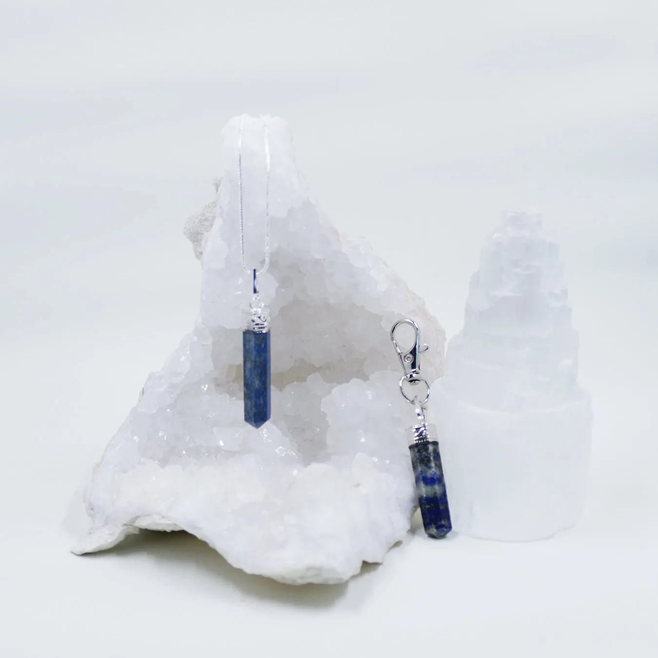 Lapis Lazuli Necklaces and Clip | 3 Piece Set