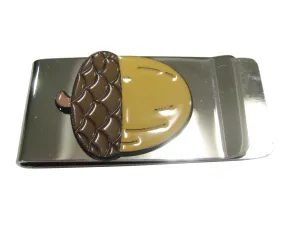 Large Colorful Acorn Money Clip