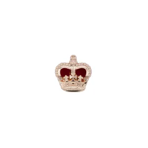 Large St Edwards Crown Metal Shoulder Strap Badge