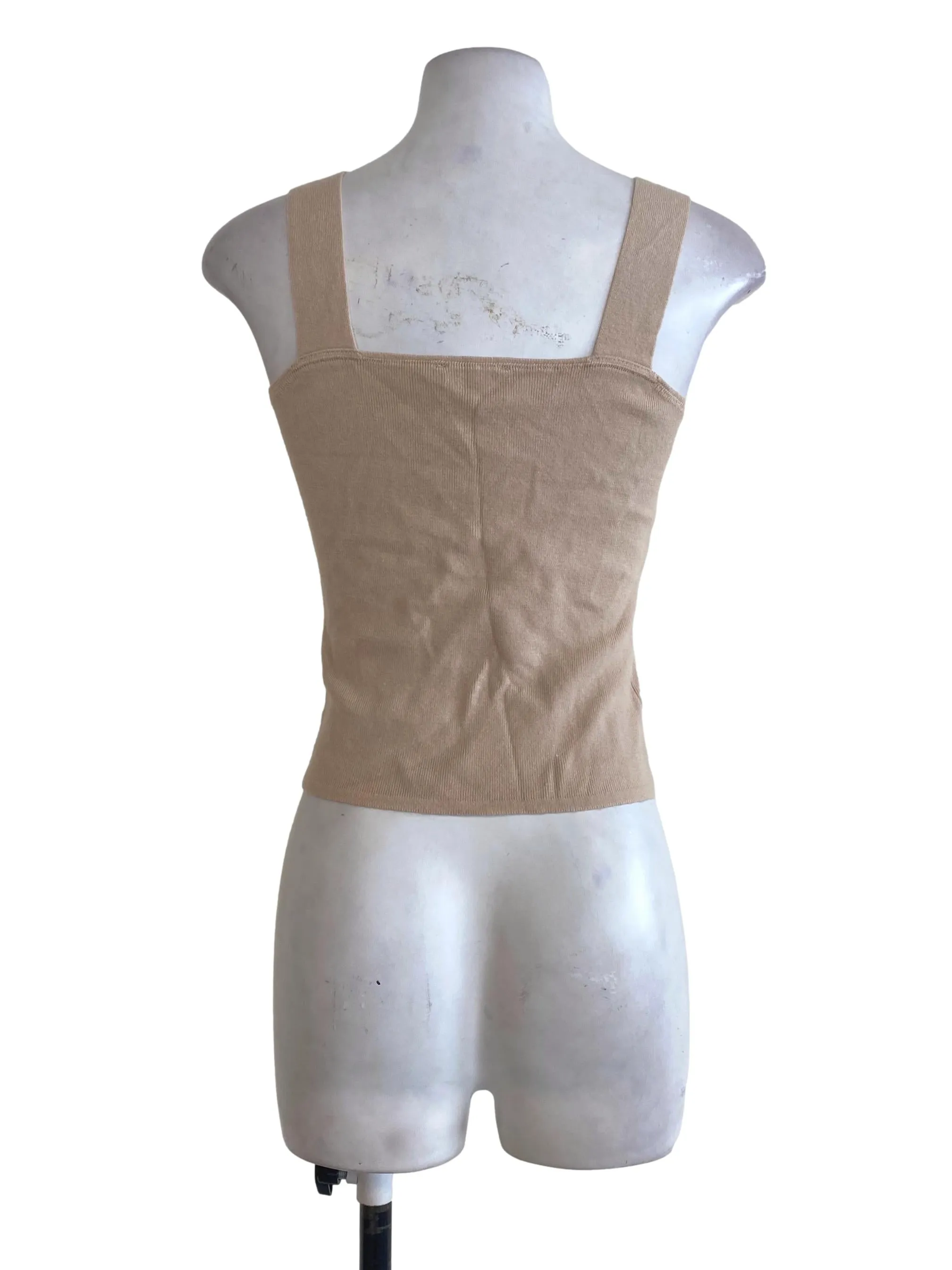Latte Knitted Top TCL