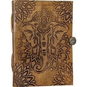 Leather Journal Elephant