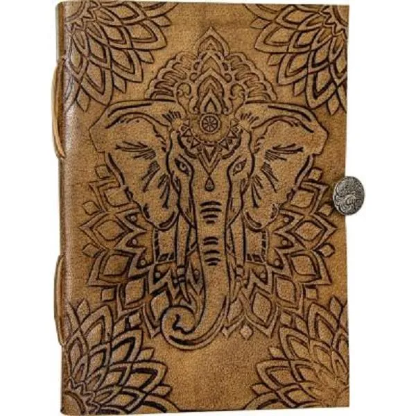 Leather Journal Elephant