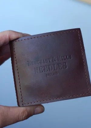 Leather Needle Wallet   Finest Needles and Baby Bow Scissors