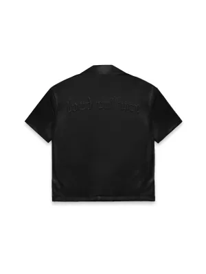 LEATHER SHIRT - BLACK