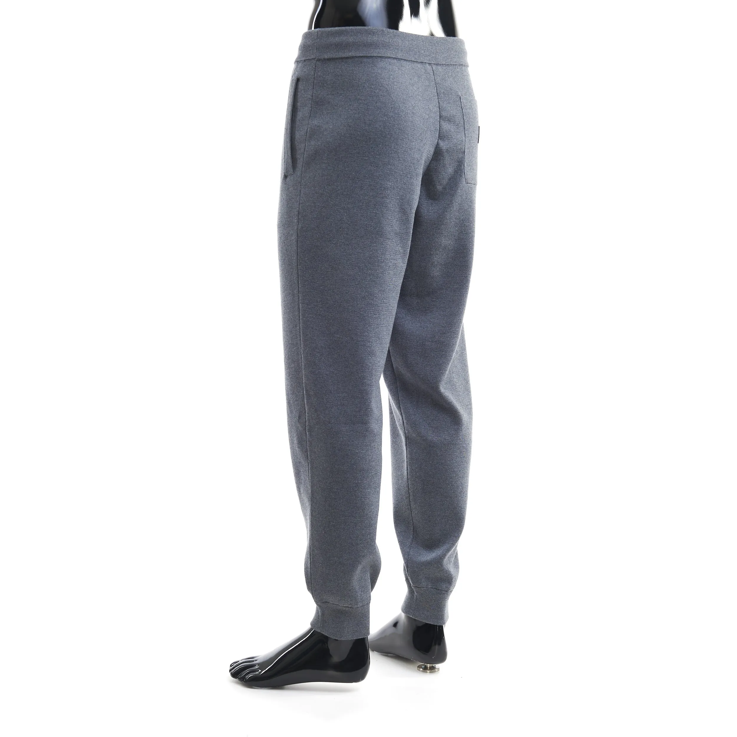 Leather Tab Jogging Pants