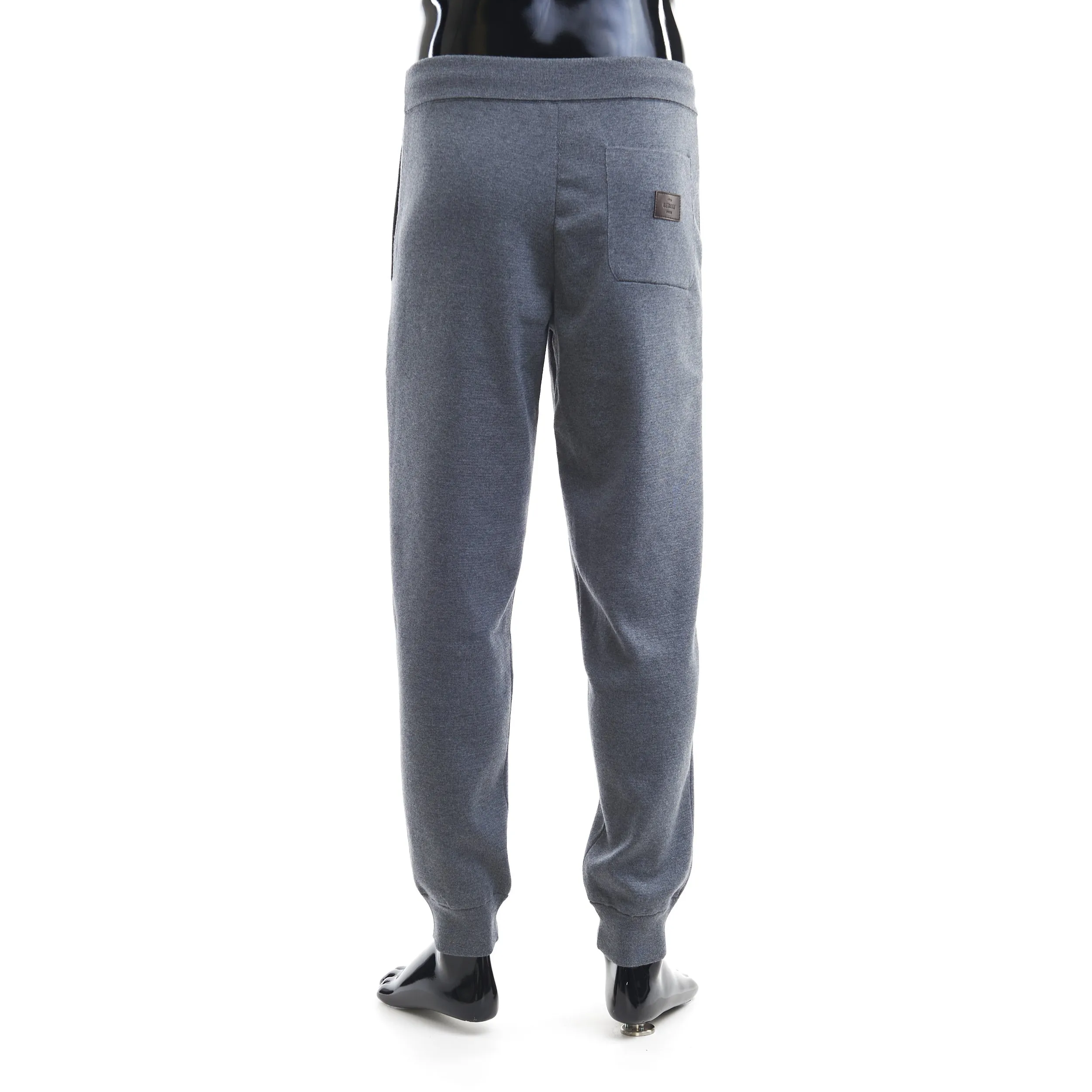 Leather Tab Jogging Pants