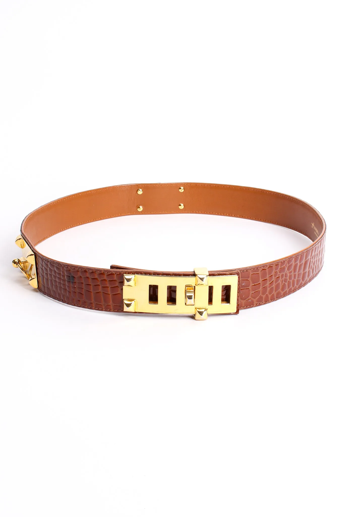 Leather Turnlock Belt