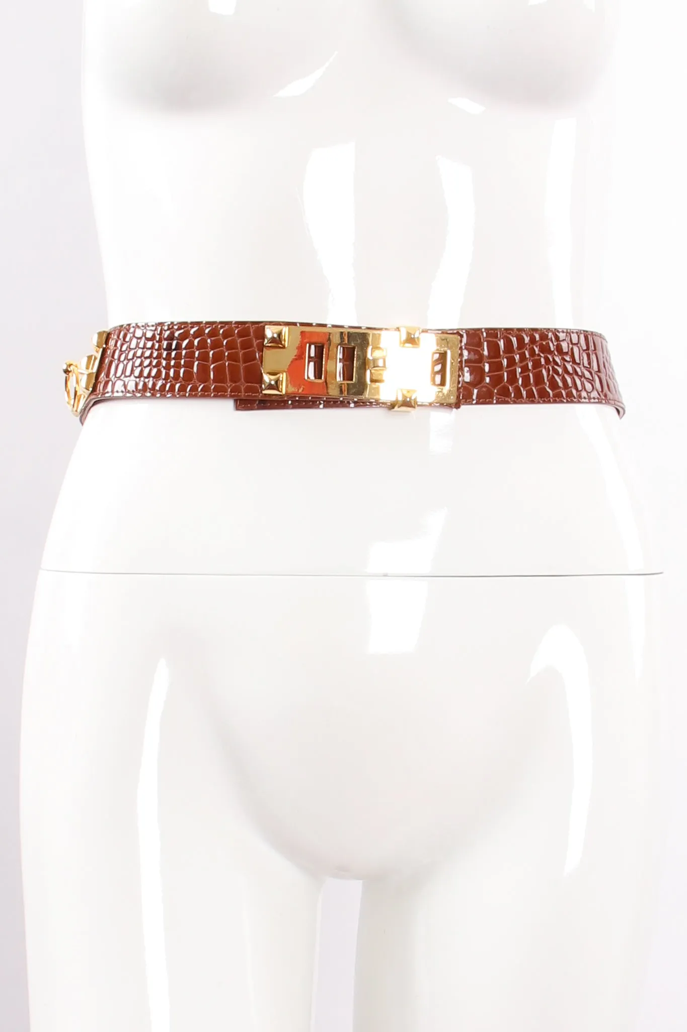 Leather Turnlock Belt