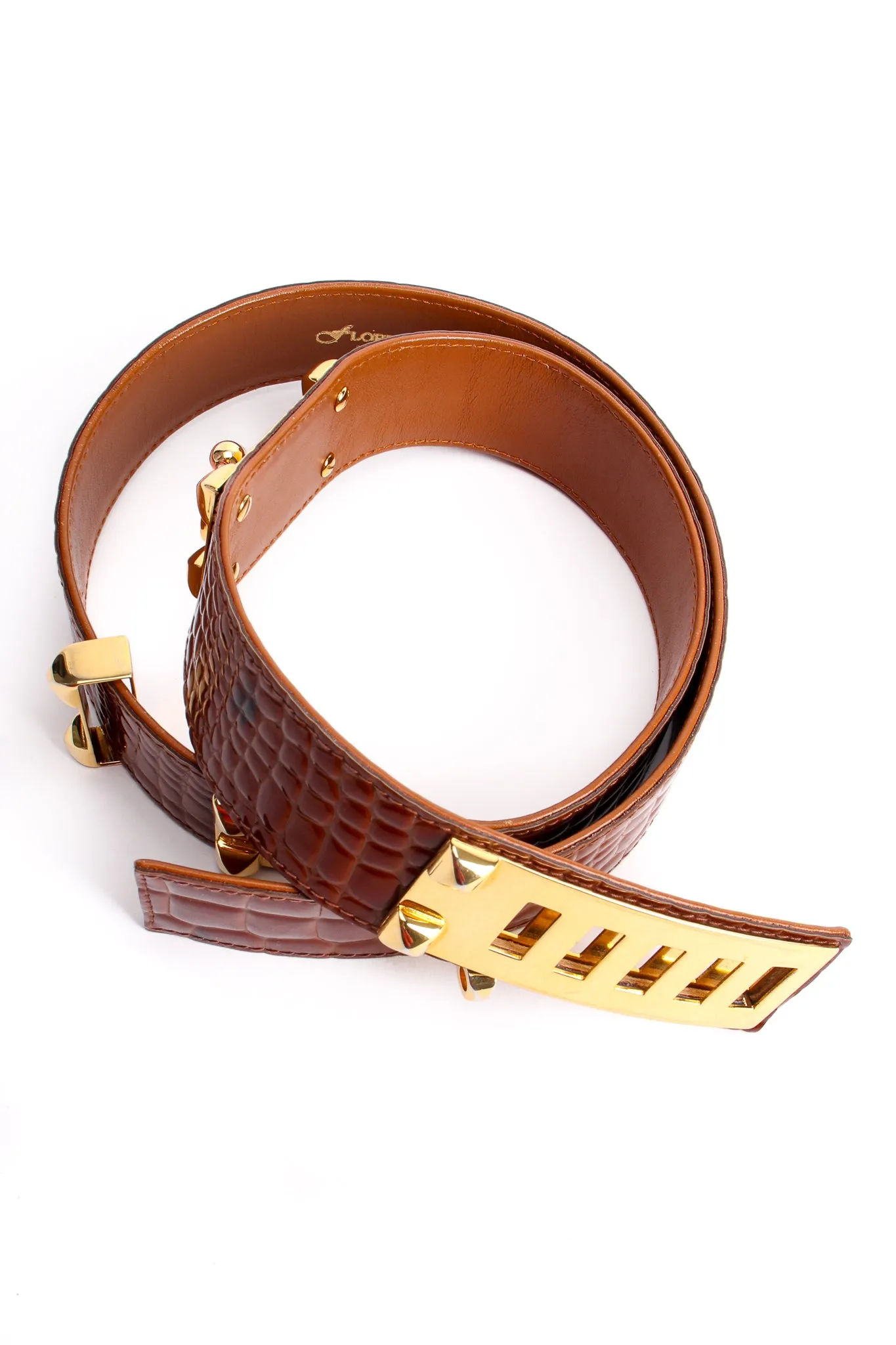 Leather Turnlock Belt