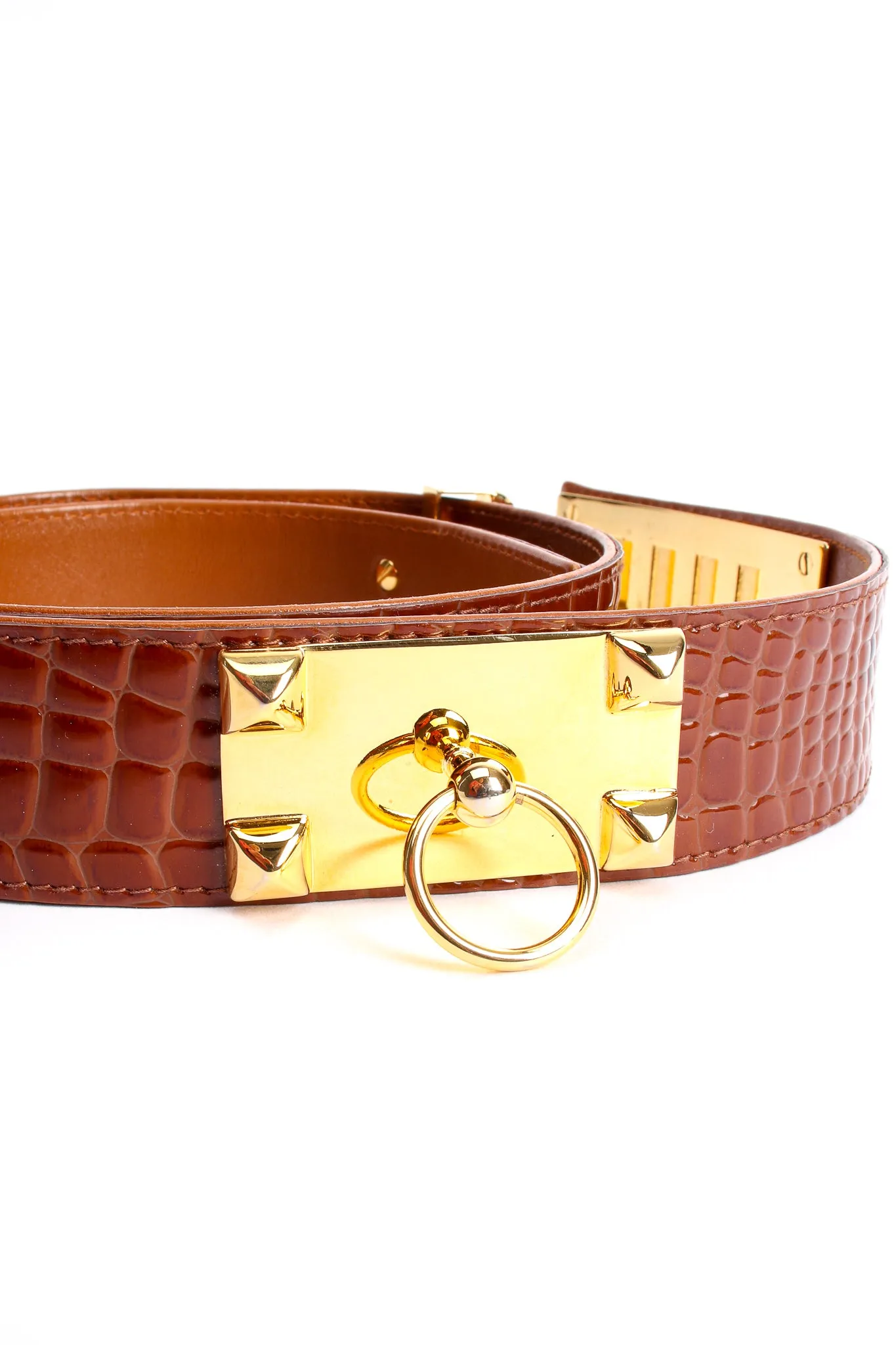 Leather Turnlock Belt