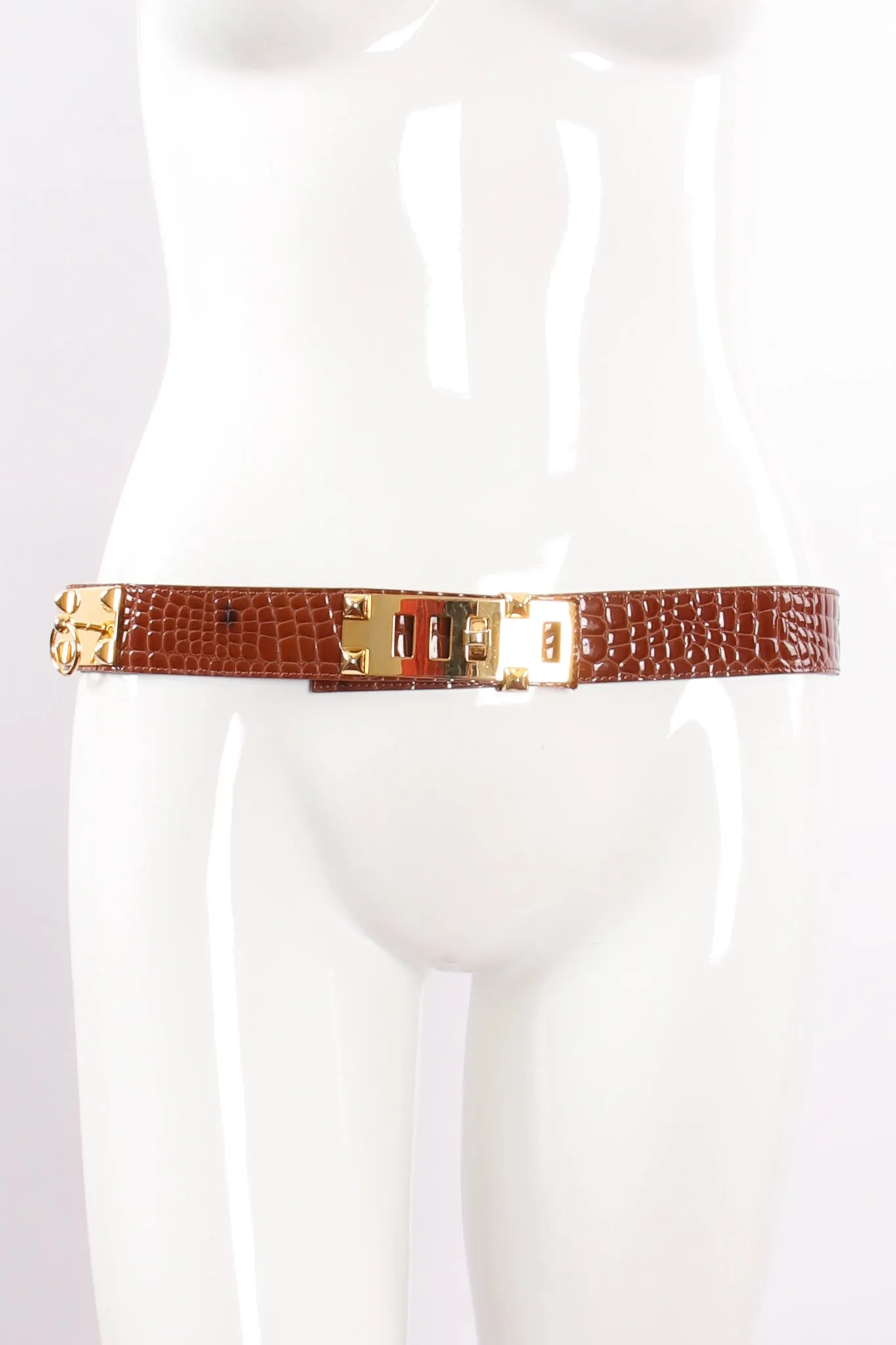 Leather Turnlock Belt