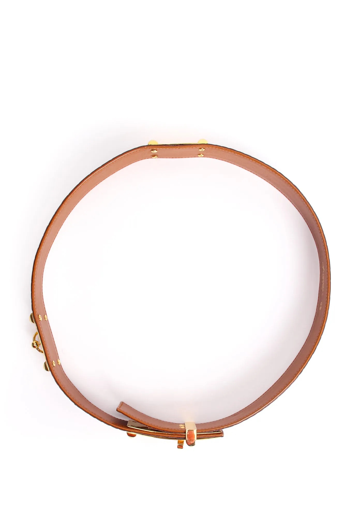 Leather Turnlock Belt