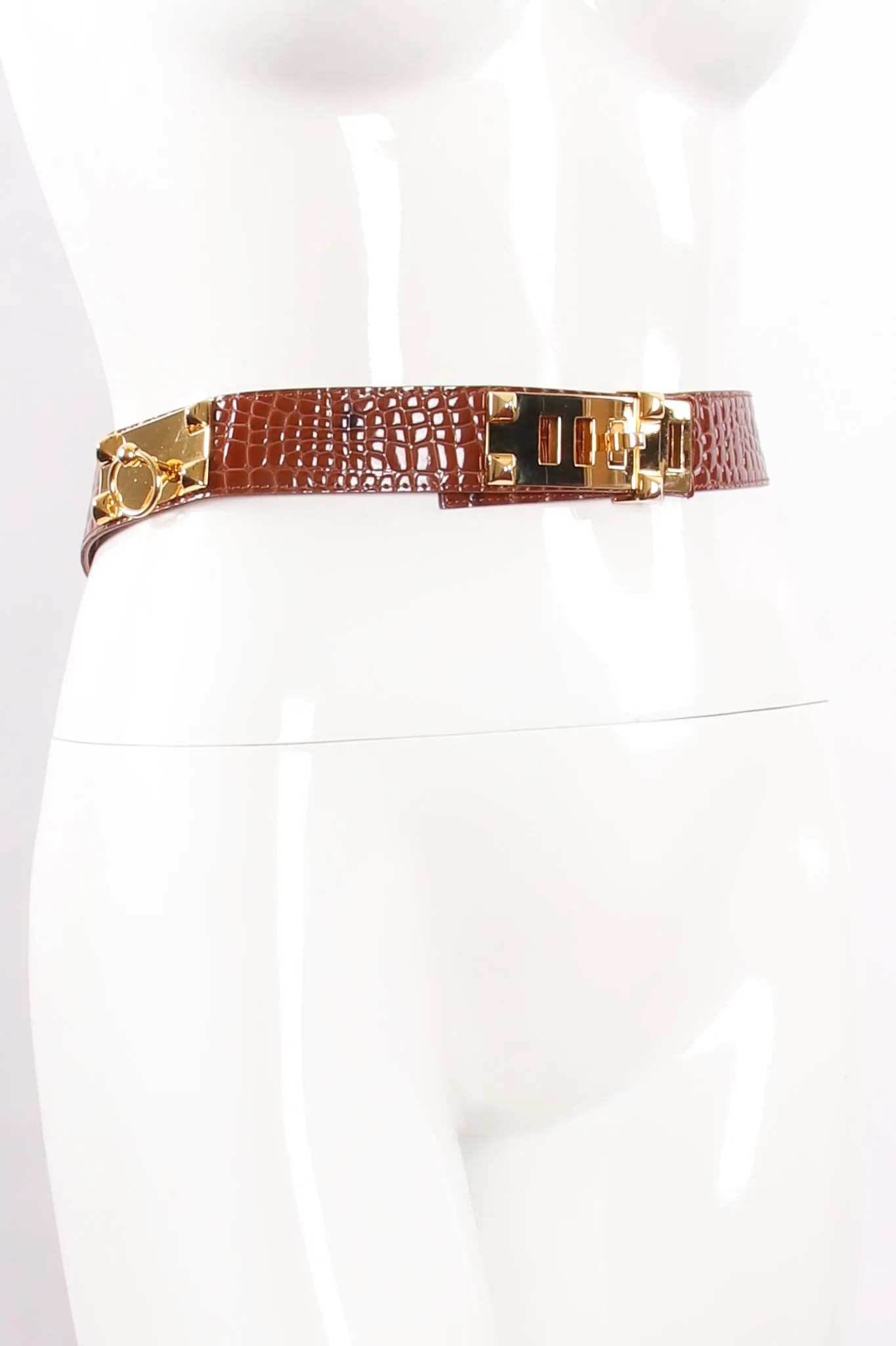 Leather Turnlock Belt